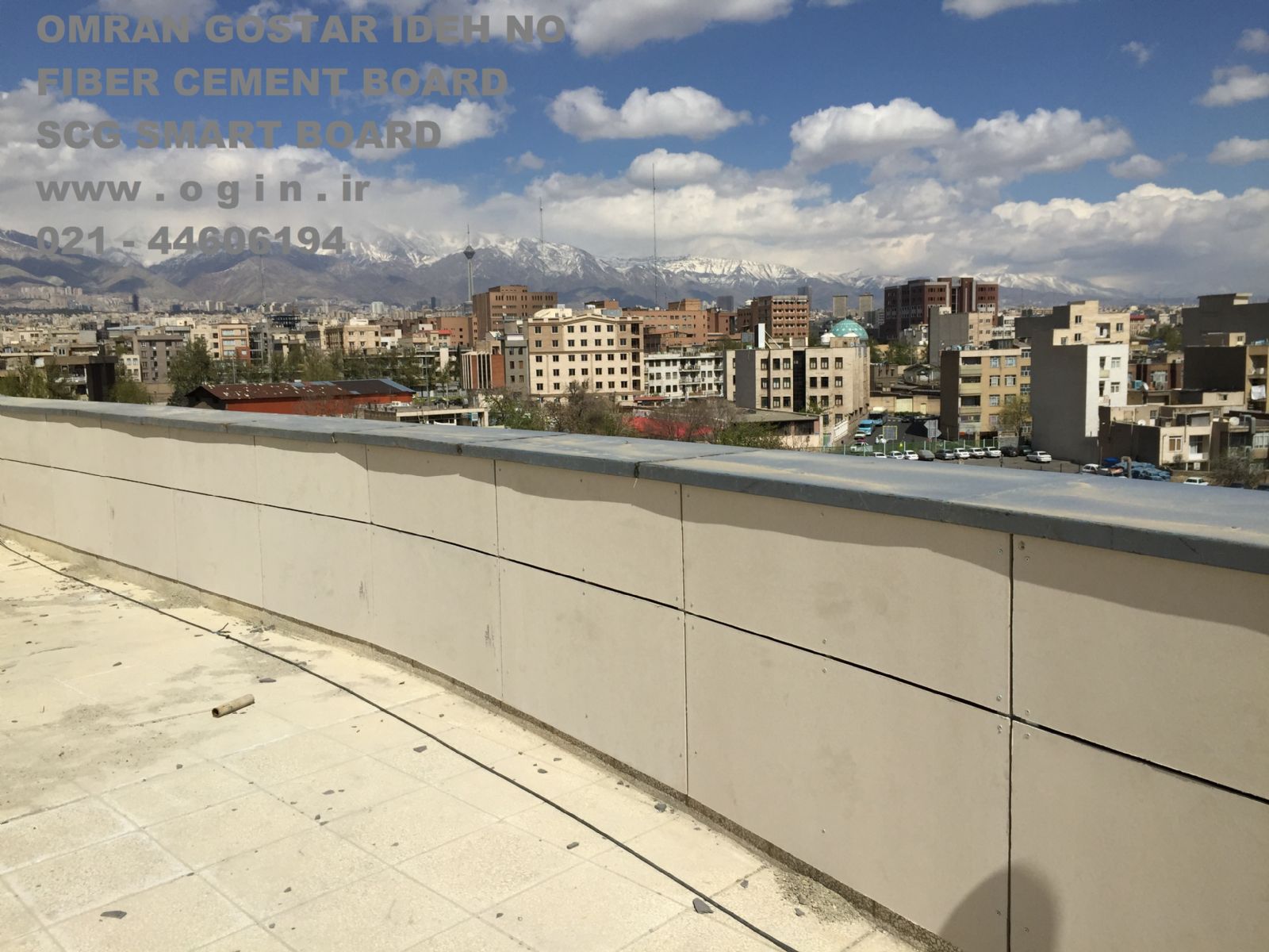نمای فایبر سمنت برد